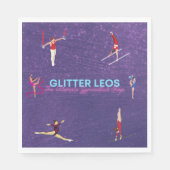 Serviette En Papier Parties scintillant Leo's - The Ultimate Gymnastic (Devant)