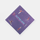 Serviette En Papier Parties scintillant Leo's - The Ultimate Gymnastic (Coin)