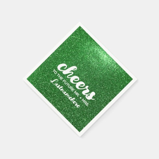 Serviette En Papier Parties scintillant moderne Glam Sparkle Future Mm (Coin)