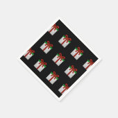 Serviette En Papier Parties scintillant Noël Motif cadeau de Noël serv (Coin)