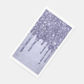 Serviette En Papier Parties scintillant pourpre de séchage | Verse à g (Coin)