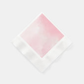 Serviette En Papier Parties scintillant rose (Coin)