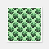 Serviette En Papier Parties scintillant vert foncé brillant Shamrock m (Devant)