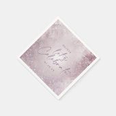 Serviette En Papier Parties scintillant violet Lilac élégant décor de  (Coin)