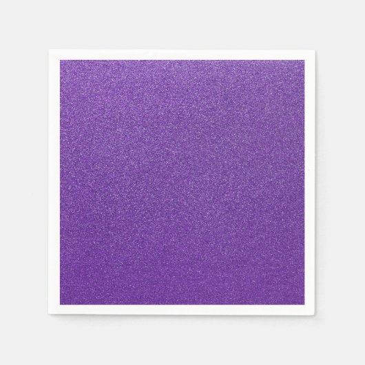 Serviette En Papier Parties scintillant violette, Étincelle, Arrière - (Devant)