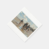 Serviette En Papier Partir à la pêche de John Singer Sargent (Coin)