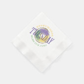 Serviette En Papier Partout ailleurs Mardi Gras Napkin (Coin)