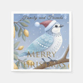 Serviette En Papier Partridge Dans Un Papier Poirier Napkin (Devant)