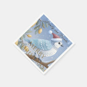 Serviette En Papier Partridge Dans Un Papier Poirier Napkin (Coin)