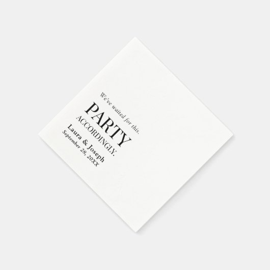 Serviette En Papier Party En Conséquence Funny Mariage Bar (Coin)