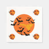 Serviette En Papier party napkin for halloween (Devant)