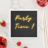 Serviette En Papier Party Time (En situation)