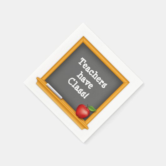 Serviette En Papier Party Time! Les enseignants ont une classe (Coin)