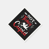 Serviette En Papier Pas aujourd'hui Cupidé Drôle Saint Valentin (Coin)