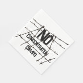 Serviette en papier Pas de camps de concentration (Coin)