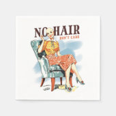 Serviette En Papier Pas de cheveux, pas d'importance - sensibilisation (Devant)