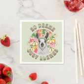 Serviette En Papier Pas de drame juste Llamas - mignonne Boho Llama (En situation)