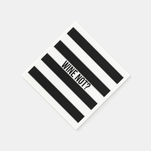 Serviette En Papier Pas de vin ? Serviettes de table (Coin)