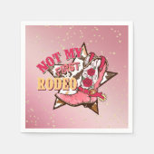 Serviette En Papier Pas mon premier Rodéo fête d'anniversaire (Devant)