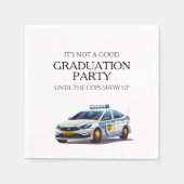 Serviette En Papier Pas une bonne fête d'obtention du diplôme avant qu (Devant)