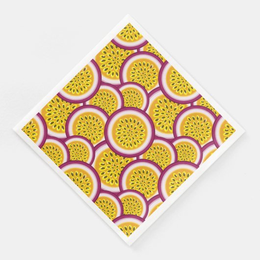 Serviette En Papier Passion fruit slices (Coin)