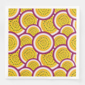 Serviette En Papier Passion fruit slices (Devant)