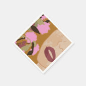 Serviette En Papier Passion violette (Coin)