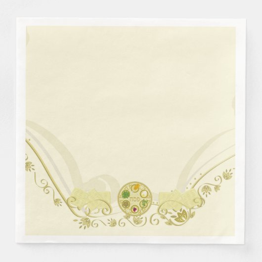 Serviette En Papier Passover Decorated (Devant)