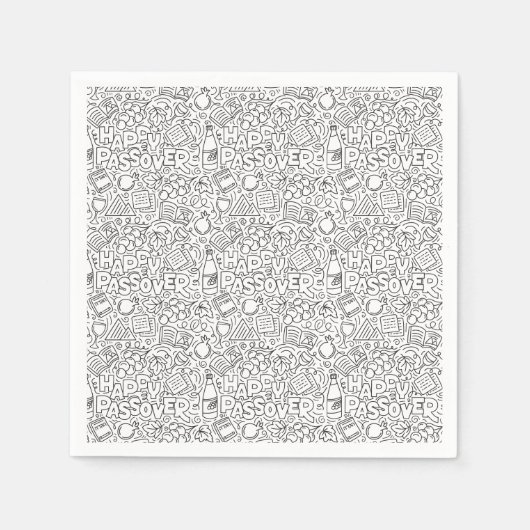 Serviette En Papier Passover Paper Napkins (Devant)