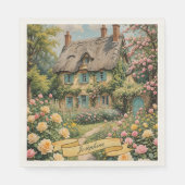 Serviette En Papier Pastel Anglais gîte dans la campagne (Devant)