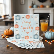 Pastel Aquarelle Fantôme Un Halloween Premier Anni