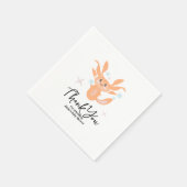Serviette En Papier Pastel Axolotl Océan Baby shower Créature (Coin)