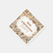 Serviette En Papier Pastel Bakery Branding (Coin)