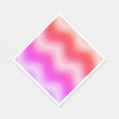 Serviette En Papier Pastel Chevron Papier déjeuner serviettes (Coin)