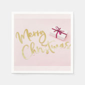 Serviette En Papier Pastel Christmas Napkins – Cocktail Napkin Set (Devant)