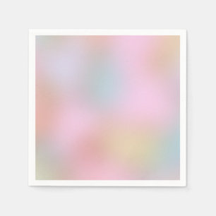 Serviette En Papier Pastel Colours Abstrait Art Modèle Élégant