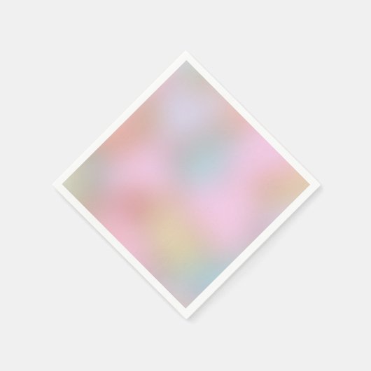 Serviette En Papier Pastel Colours Abstrait Art Modèle Élégant (Coin)