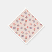 Serviette En Papier Pastel Cupcake Confetti Anniversaire (Coin)