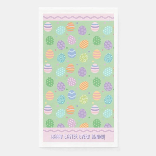 Serviette En Papier Pastel Easter Set Papier Napkin (Devant)