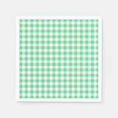 Serviette En Papier Pastel En vichy Napkins Green (Devant)