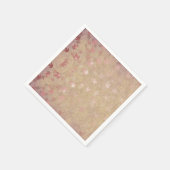 Serviette En Papier Pastel Feuilles colorés (Coin)