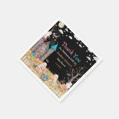 Serviette En Papier Pastel Halloween Baby shower de révélation de genr (Coin)