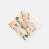 Serviette En Papier Pastel Journey (Coin)