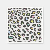 Serviette En Papier Pastel Leopard Spot Motif (Devant)