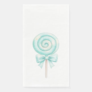 Serviette En Papier Pastel Lollipop Birthday Party Napkins