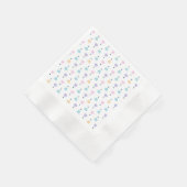 Serviette En Papier Pastel Love Heart Motif (Coin)