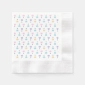 Serviette En Papier Pastel Love Heart Motif (Devant)