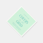 Serviette En Papier Pastel Mint Green Accueil personnalisé Grad Party (Coin)