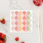 Serviette En Papier Pastel motif d'été Modifier (En situation)