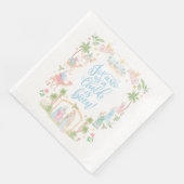 Serviette En Papier Pastel Nativity | Unto Us a Child is Born (Coin)